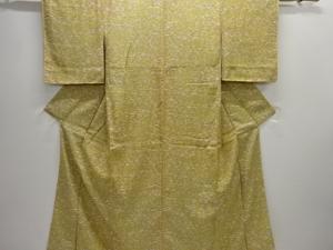 草花模様小紋着物